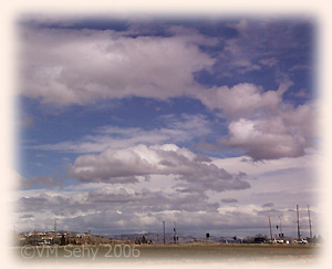 clouds across the sky